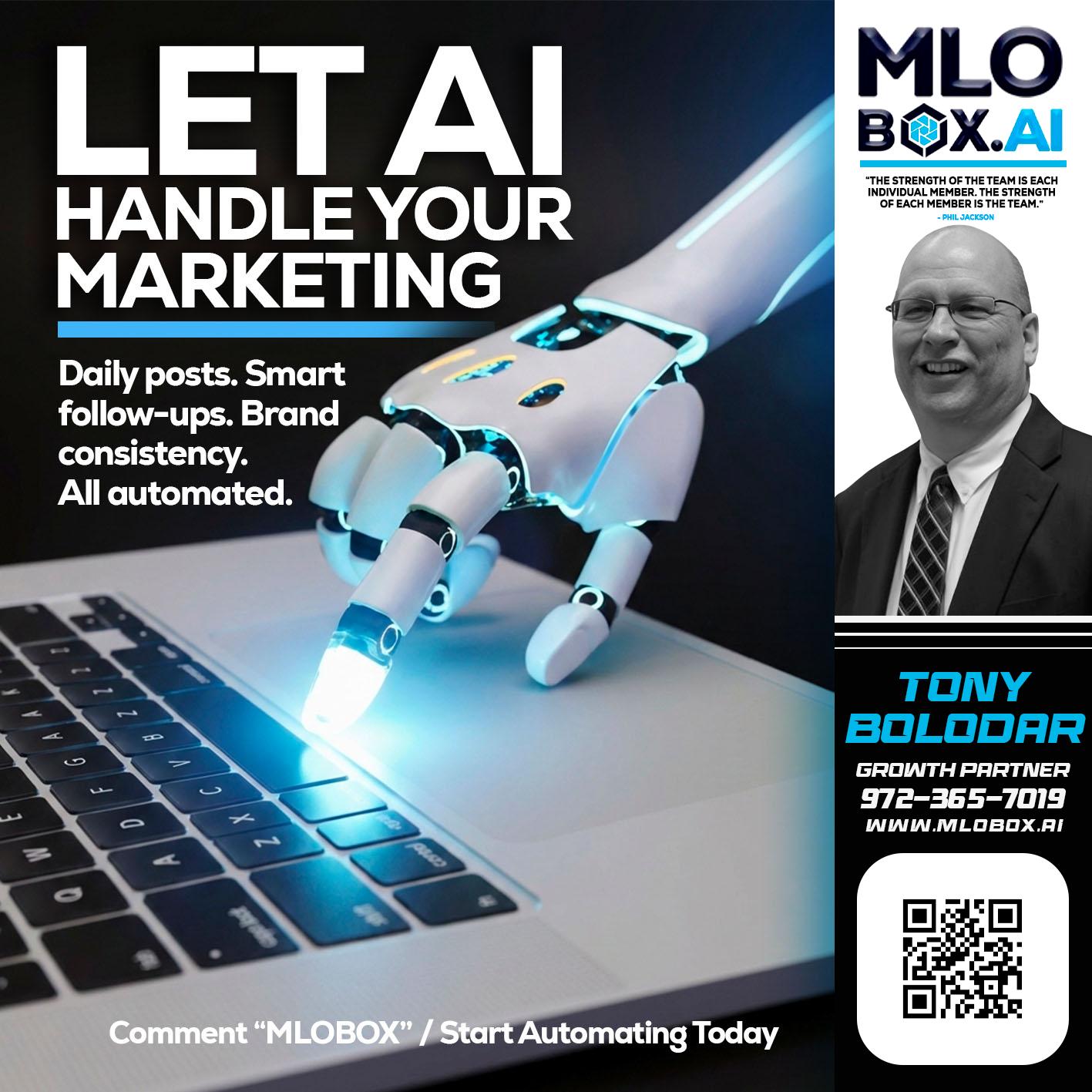 LET AI - Tony Bolodar -Loan Officer/Recruiter