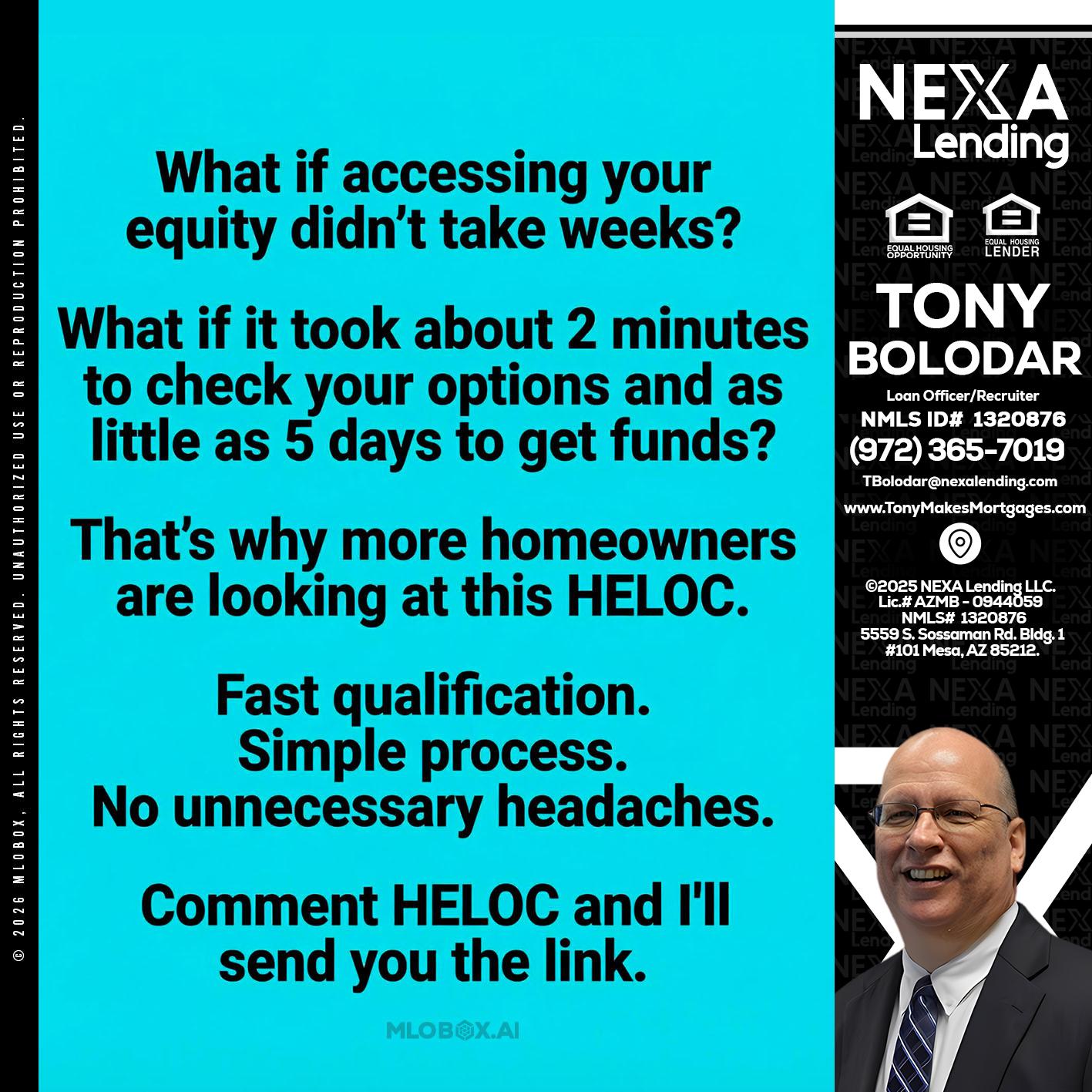 what if - Tony Bolodar -Loan Officer/Recruiter