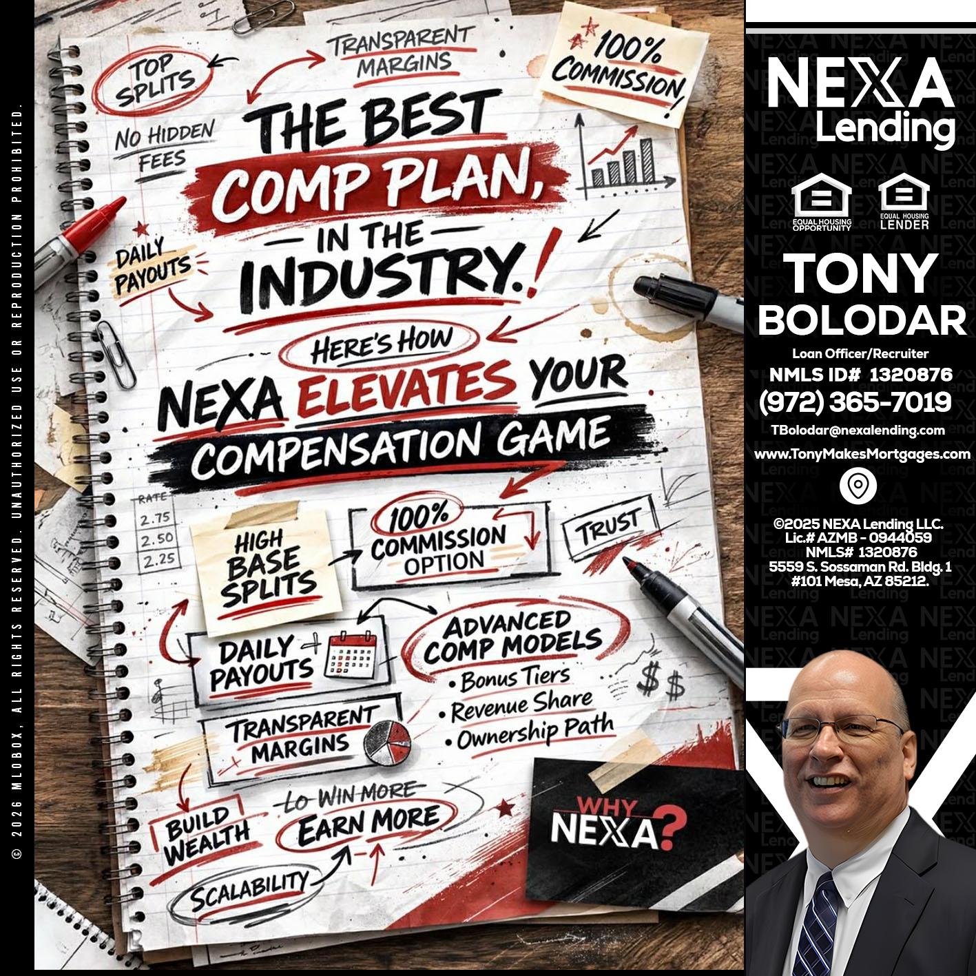 THE BEST COMP - Tony Bolodar -Loan Officer/Recruiter