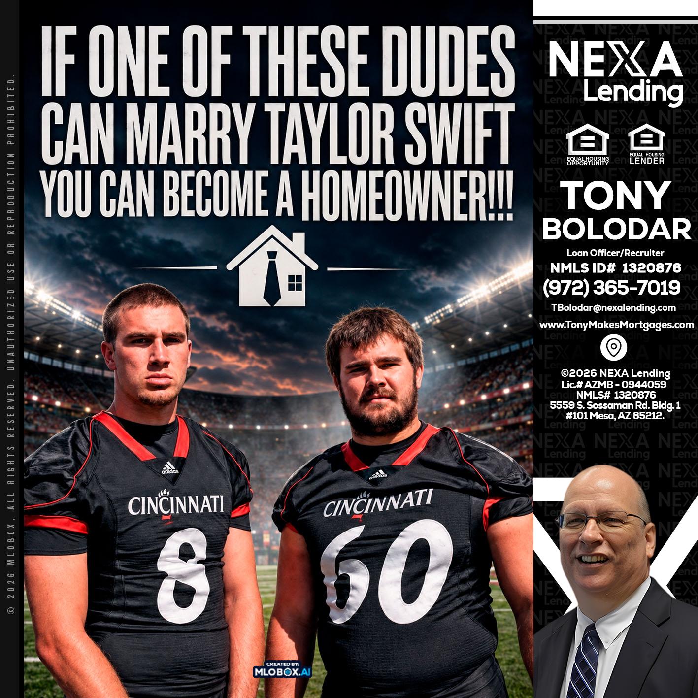if one of these - Tony Bolodar -Loan Officer/Recruiter
